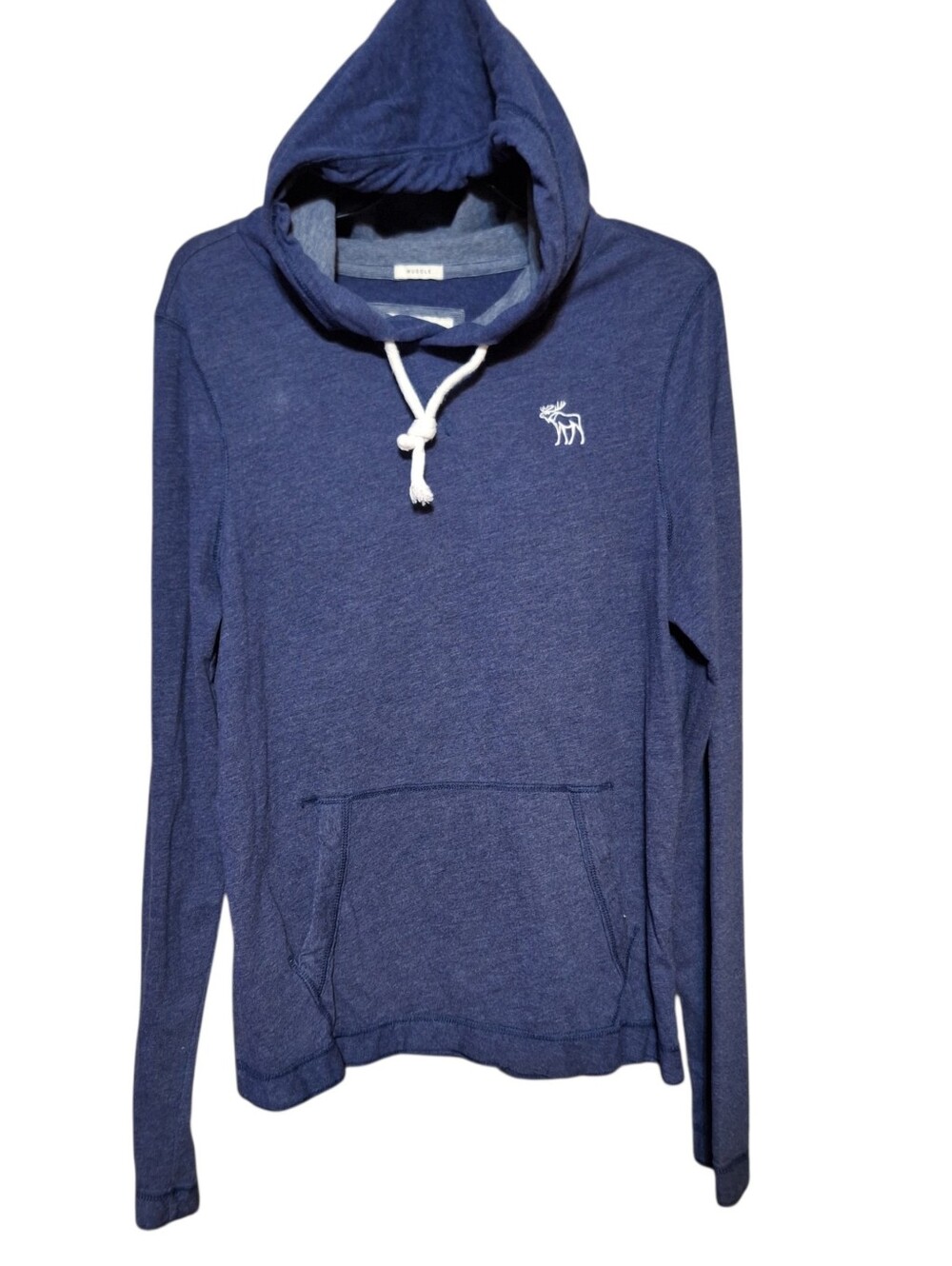 Abercrombie & Fitch Muscle Mens Medium Y2K 90s skater grunge moose logo hoodie